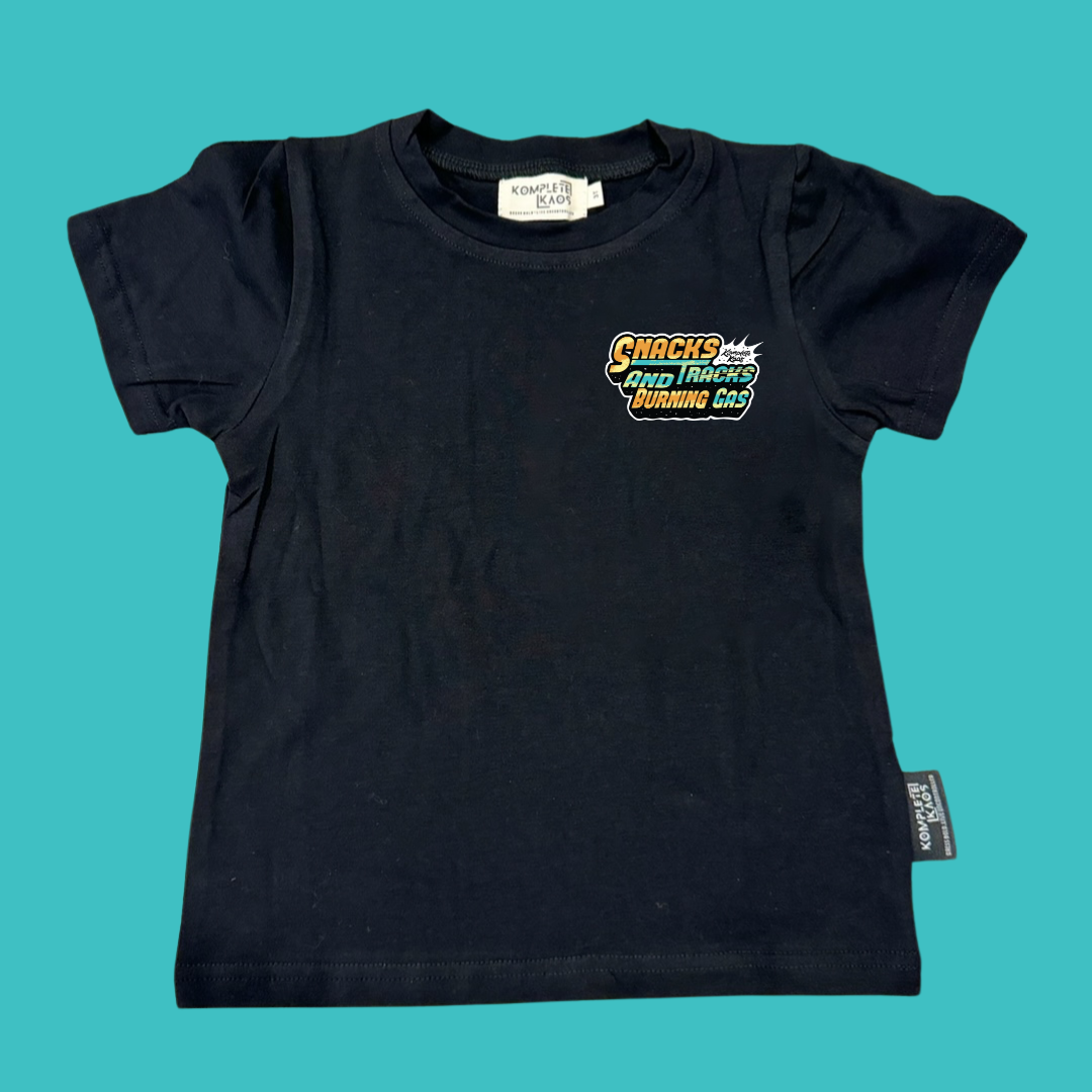Snacks, Tracks, and Burning Gas Graphic Tee