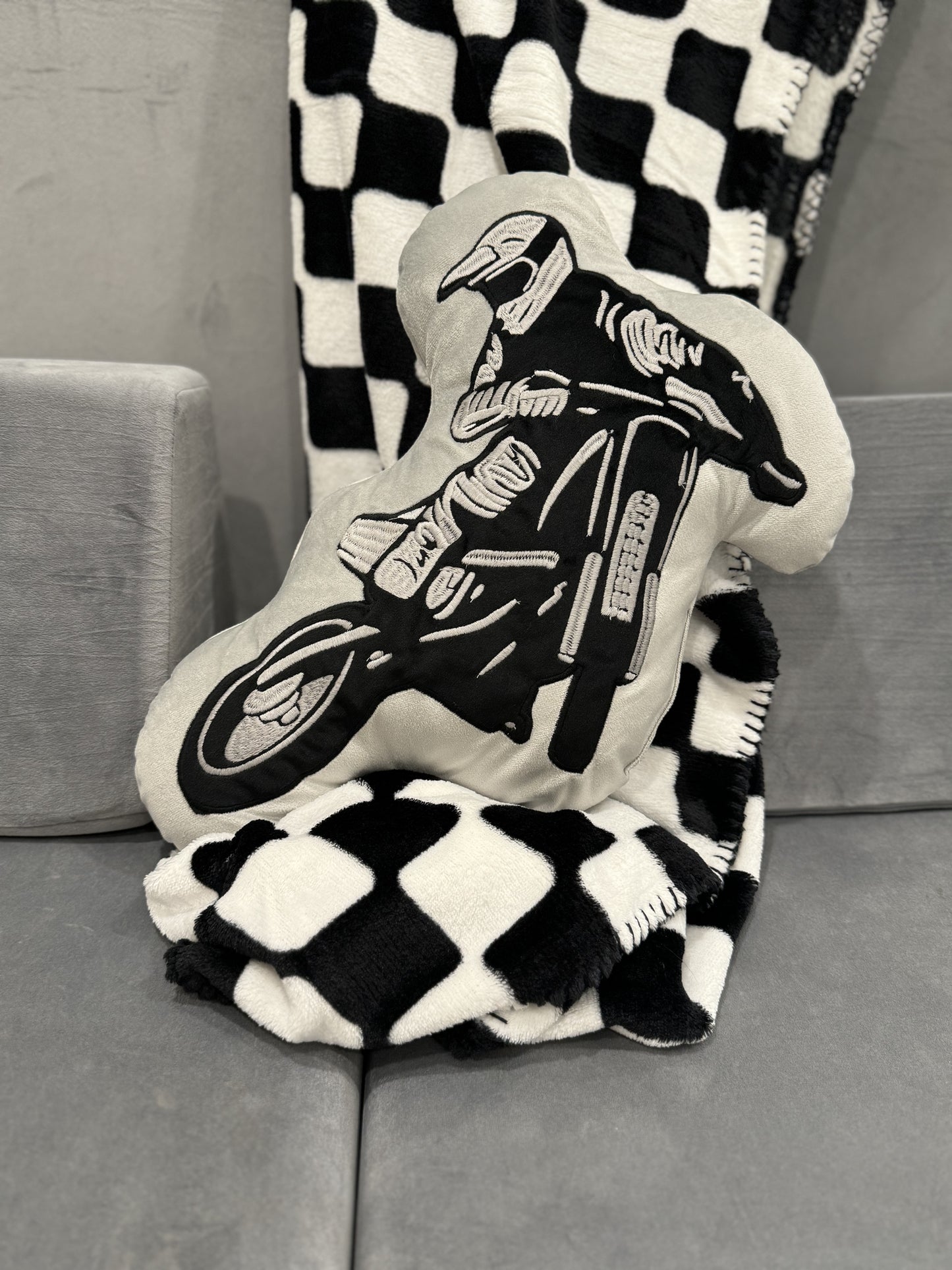 Moto Mayhem Pillow