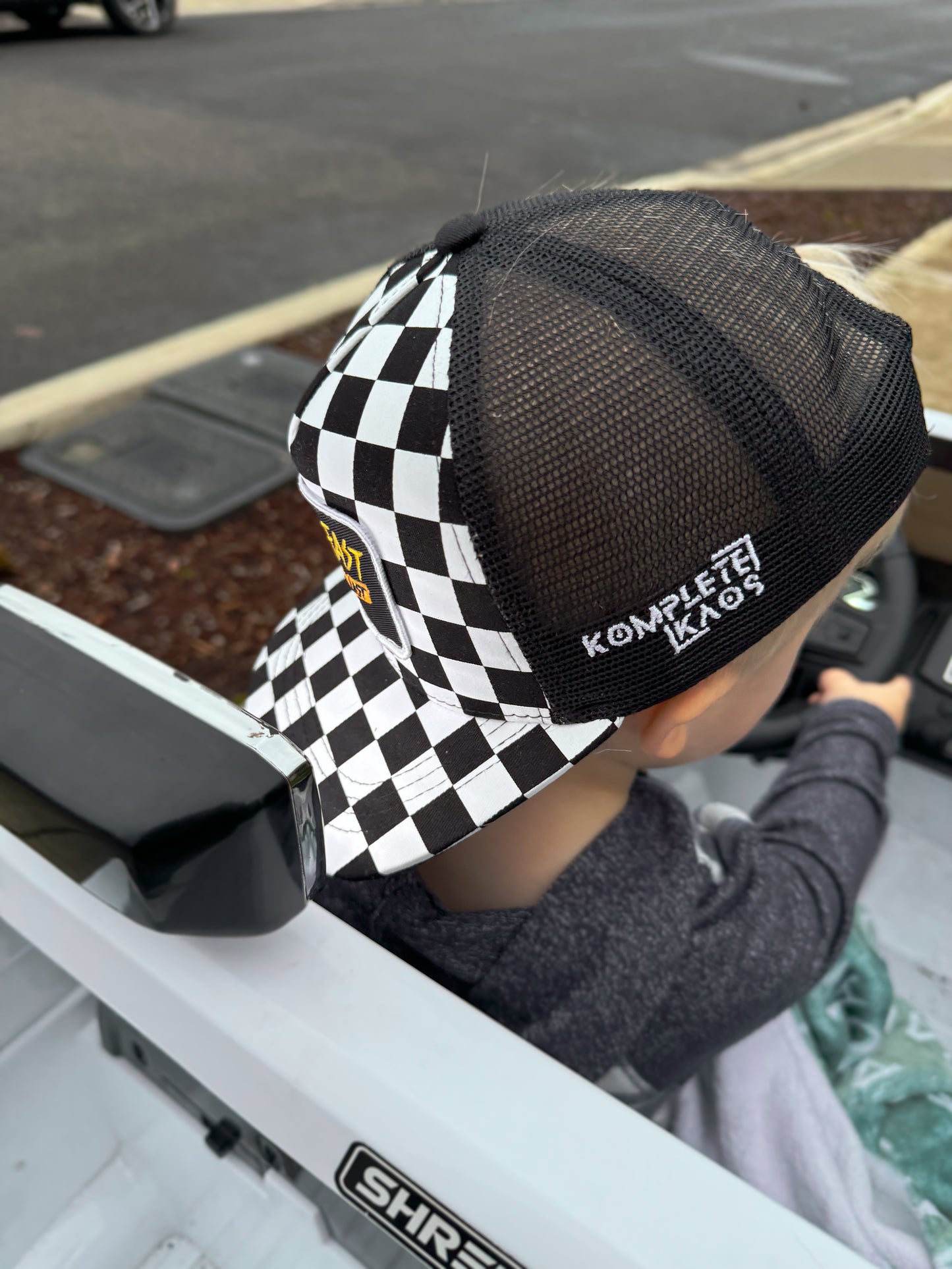 Checkered Ride Fast Snapback